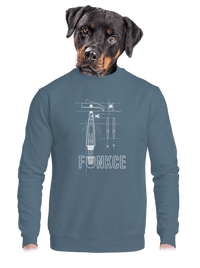 unisex mikina bez kapuce