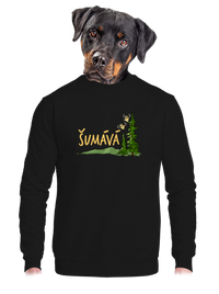 unisex mikina bez kapuce