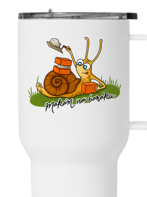 Makám na baráku termohrnek White