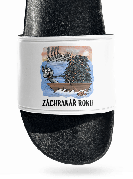 Záchranář roku pantofle White