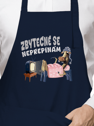 Zbytečně se nepřepínám zástěra Navy