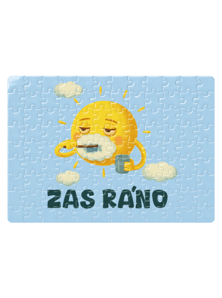 Zas ráno puzzle White