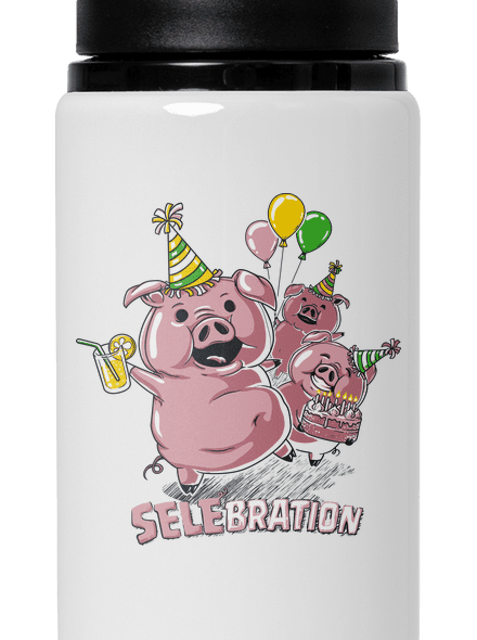 Selebration lahev na vodu White