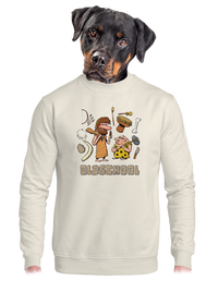 unisex mikina bez kapuce