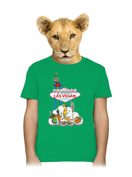 Las Vegan dětské tričko Kelly Green