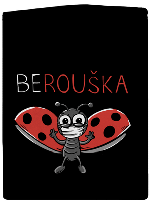 Berouška dámská mikina na zip Black