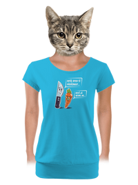 dámské tričko s lemem