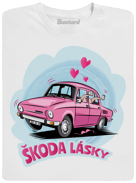Škoda lásky pánské dlouhý rukáv White