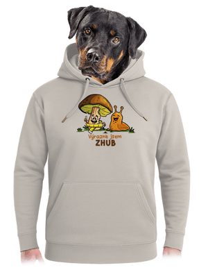 Jsem zhub unisex mikina premium Pastel Macchiato