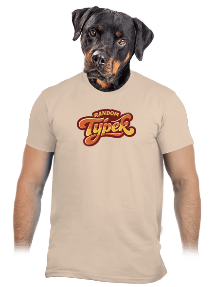 Random týpek pánské tričko Sand