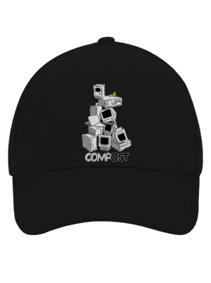 Compost kšiltovka baseballka Black