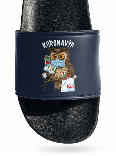 Koronavýr pantofle Navy