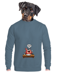 unisex mikina bez kapuce
