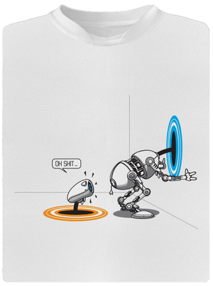 Portal pánské sportovní tričko White