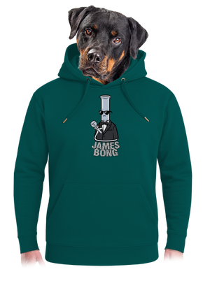 James Bong unisex mikina premium Emerald Green