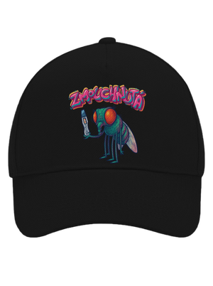 Zmouchnutá kšiltovka baseballka Black