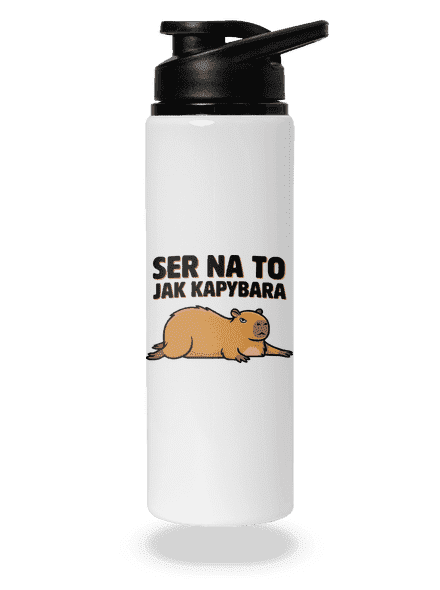 Jak kapybara lahev na vodu White