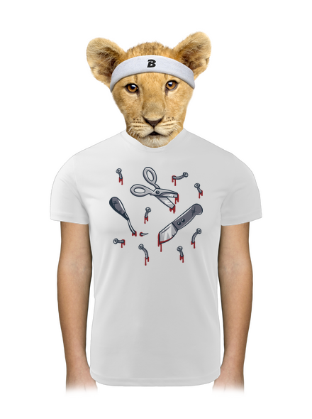 Halloween nářadí dětské sportovní tričko White