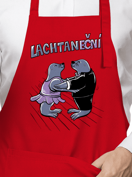Lachtaneční zástěra Red