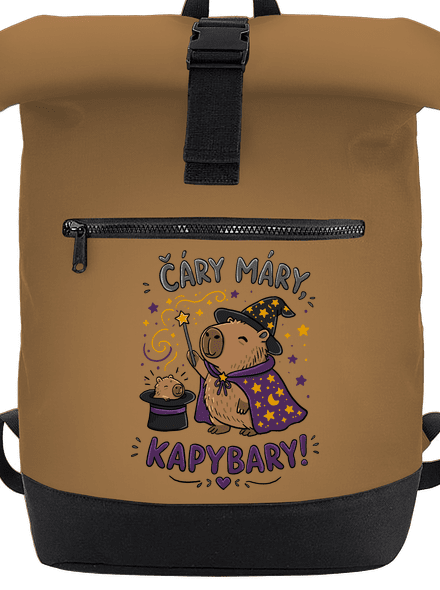 Čáry máry kapybary batoh Caramel