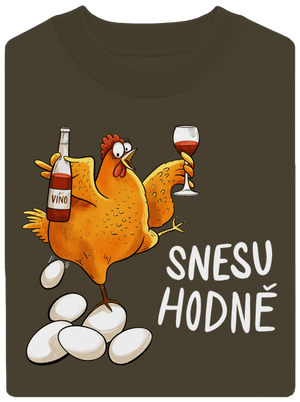 Snesu hodně unisex mikina bez kapuce Urban Khaki