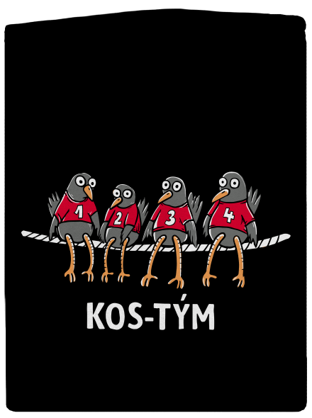 Kos-tým dámská mikina na zip Black