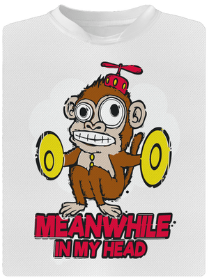 Monkey in my head dětské sportovní tričko White