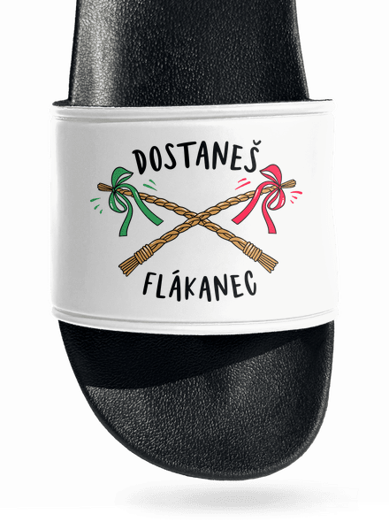Flákanec pantofle White
