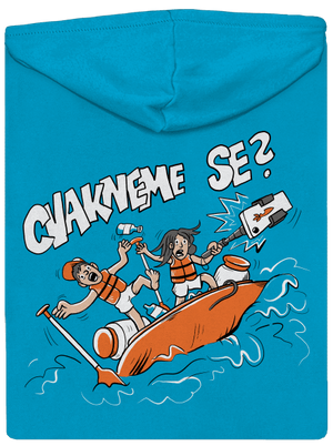 Cvakneme se dámská mikina na zip Blue Atol