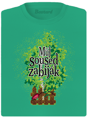 Můj soused zabiják dámské sportovní tričko Mint Mal