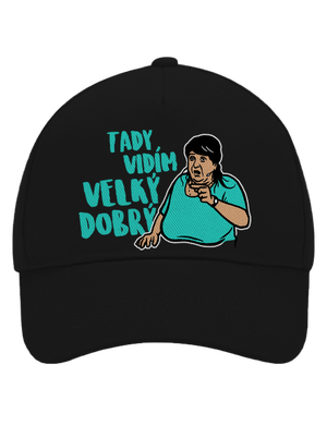 Velký dobrý kšiltovka baseballka Black