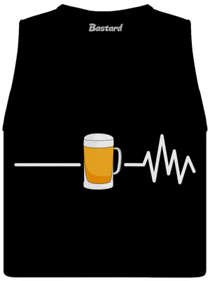 Beer help dámské tílko volné Black