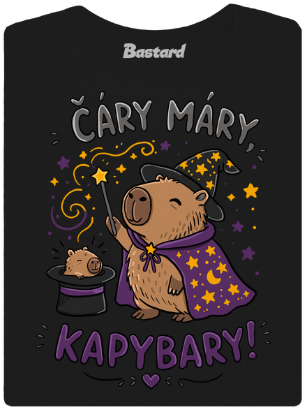 Čáry máry kapybary dámské tričko Black
