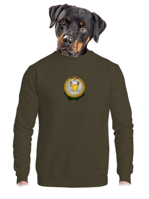 unisex mikina bez kapuce