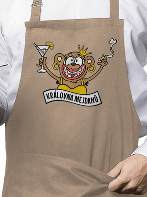 Královna mejdanů zástěra Rope