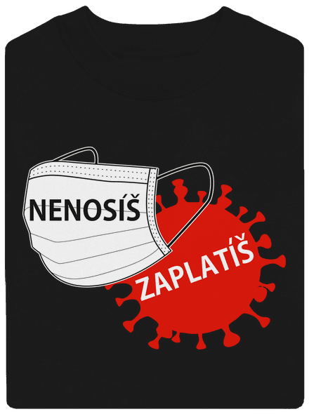 Nenosíš zaplatíš unisex mikina bez kapuce Black