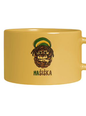 Hašiška hrnek makronka Yellow Macaron