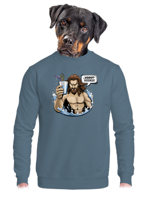 unisex mikina bez kapuce