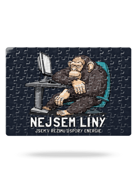 Nejsem líný puzzle White