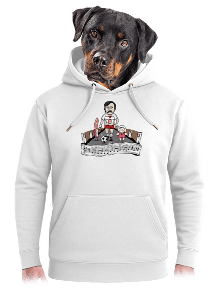 Fotbalová legenda unisex mikina premium Snowwhite