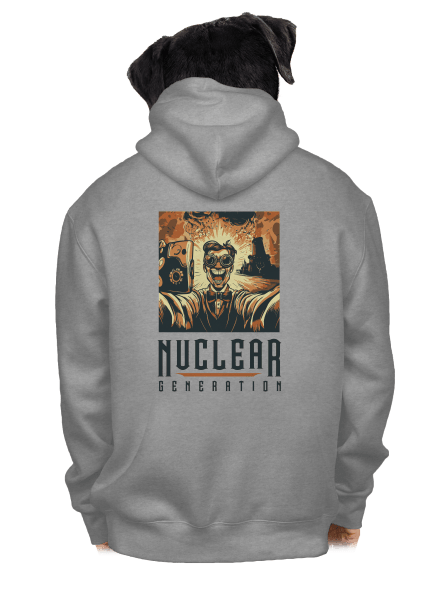Nuclear generation pánská mikina na zip Light Melange