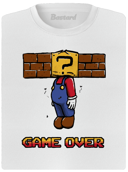 Game over dámské sportovní tričko White