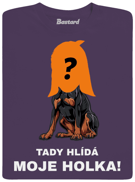 Tady hlídám já pánské tričko Urban Purple