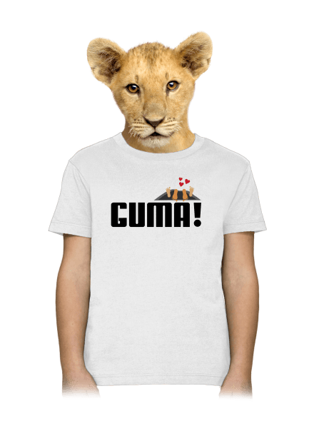 Guma dětské tričko White