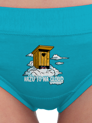 Hážu to na cloud dámské kalhotky Turquoise