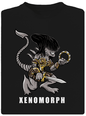 Xenomorph dětské sportovní tričko Black