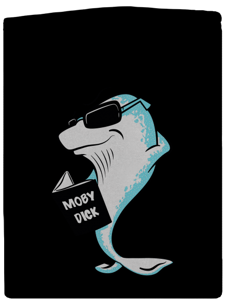 Moby Dick dámská mikina na zip Black