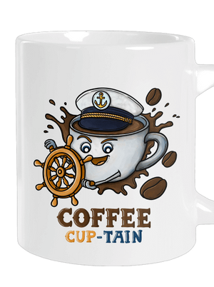 Coffee Cup-tain velký hrnek White