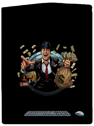 B17: Mafia pánská mikina na zip Black