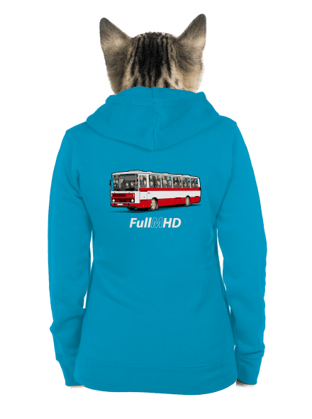 Full MHD dámská mikina na zip Blue Atol